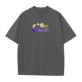 'who i am' Flower Tee - Dark Grey